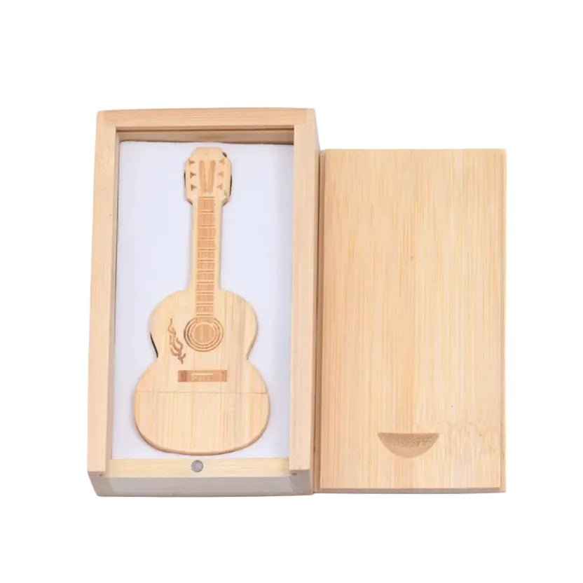 JASTER Wooden Guitar USB Flash Drive - ★Mobile Technology Business Shop★ - audiodevices - datacarriers - flashdrive -